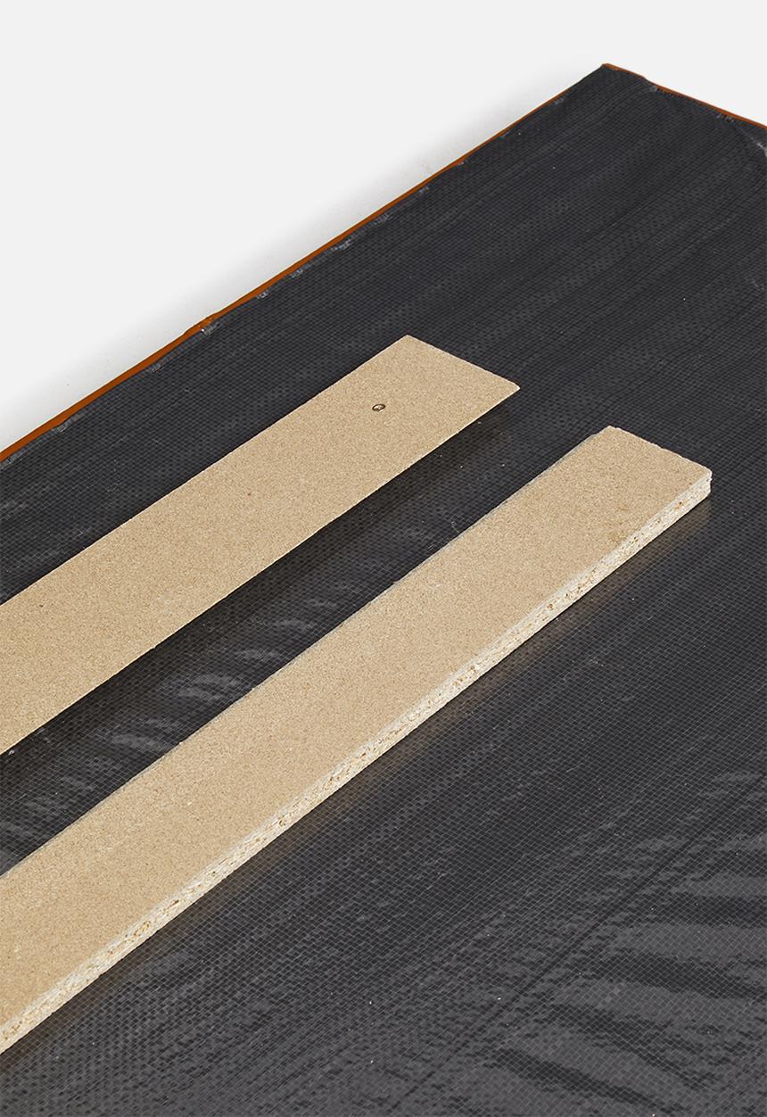 Sixth Floor - Saddle stitch headboard - Tan - Queen