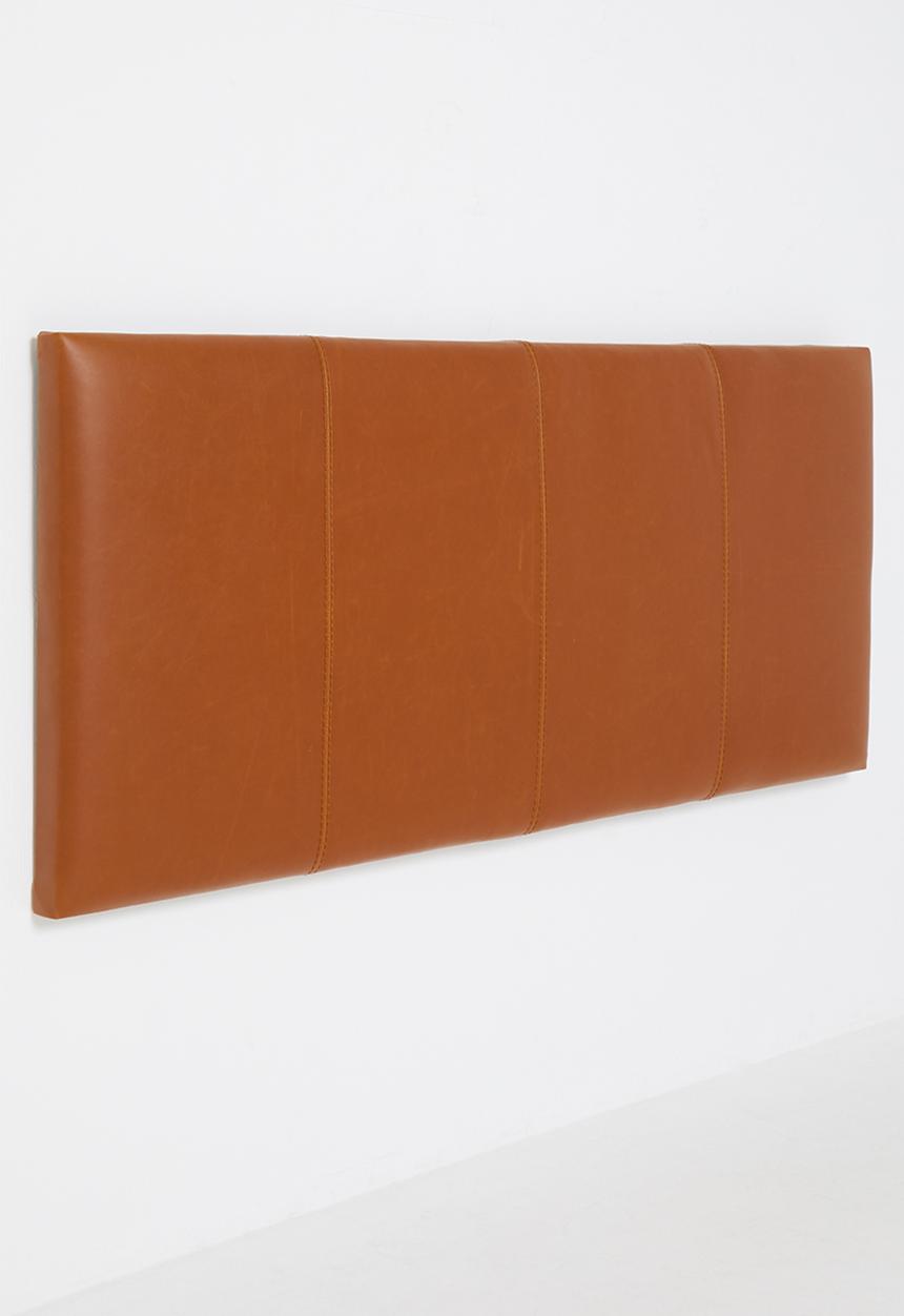 Sixth Floor - Saddle stitch headboard - Tan - Queen