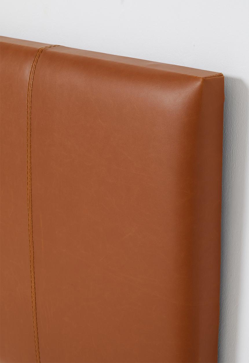 Sixth Floor - Saddle stitch headboard - Tan - Queen