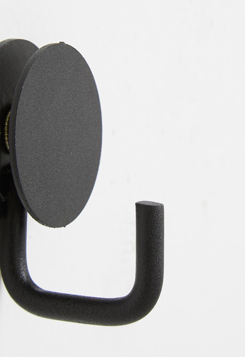 Smart Shelf - Archi wall towel hook - black