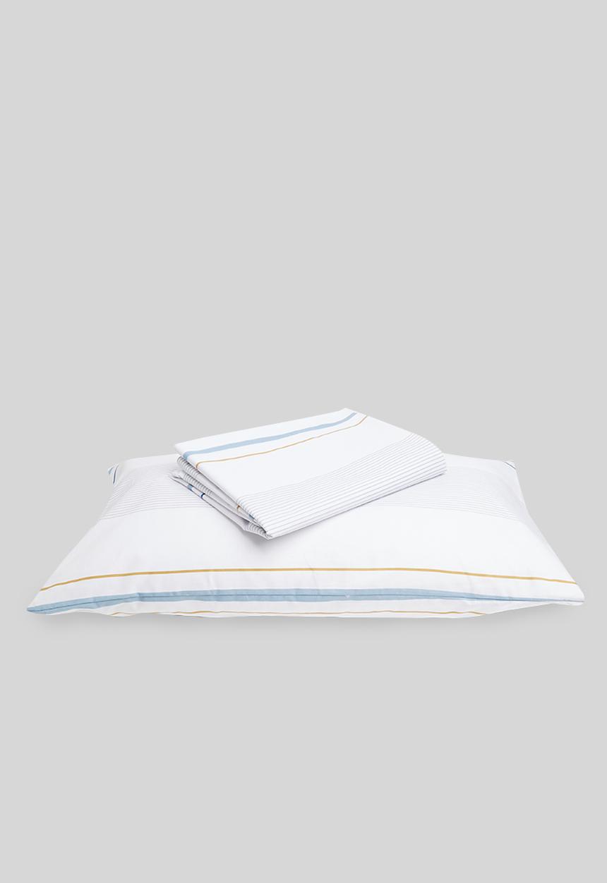 Sixth Floor - Norton printed duvet cover set - blue