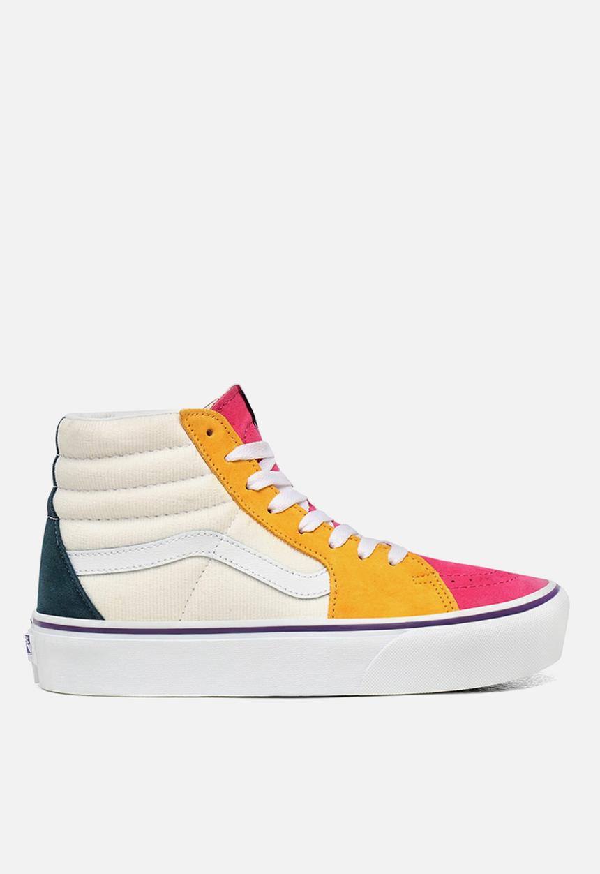 Vans - SK8-Hi platform 2.0 - (mini cord) multi/true white