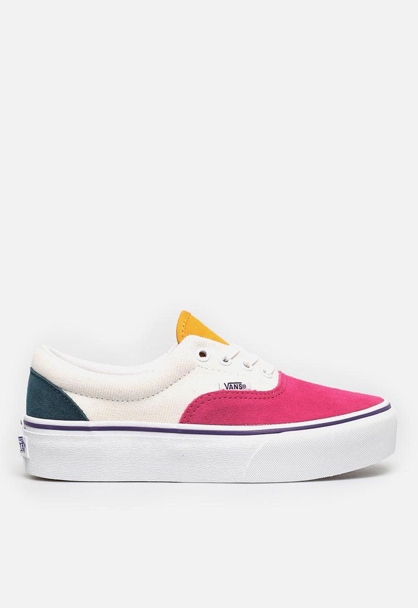 Vans - Era platform - (mini cord) multi/true white