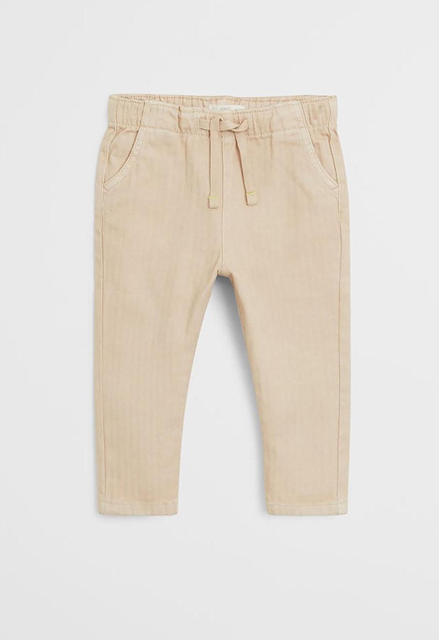 MANGO - Trousers horse - sand