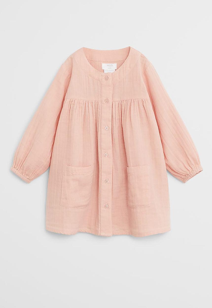 MANGO - Dress pale - rose