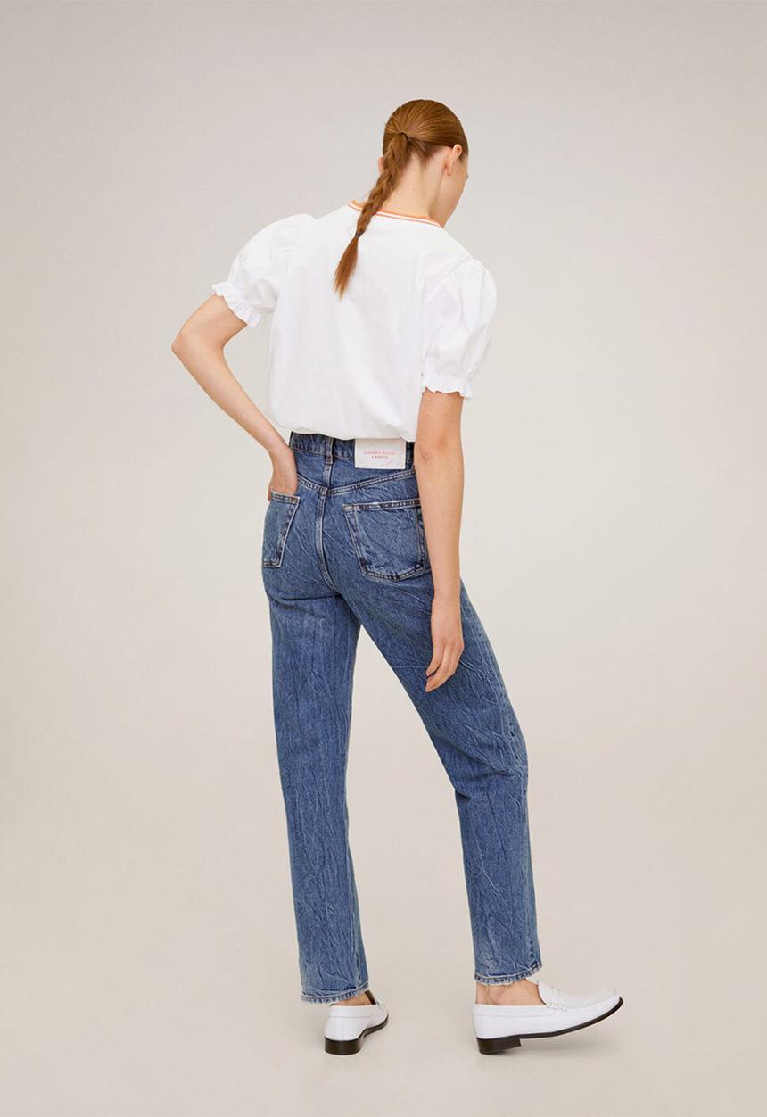 MANGO - Blouse raqueta - white 