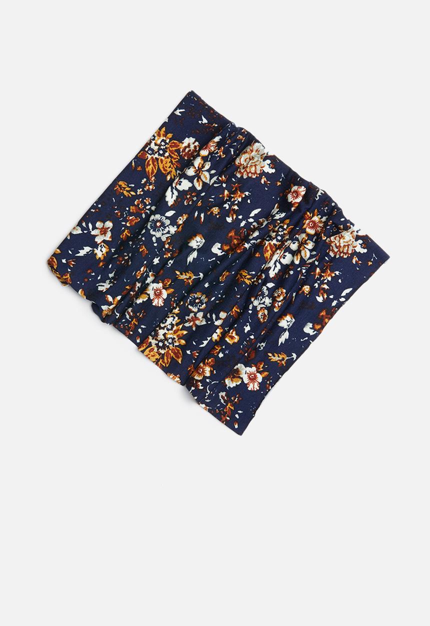 Sexy Socks - Dark floral print snood - multi