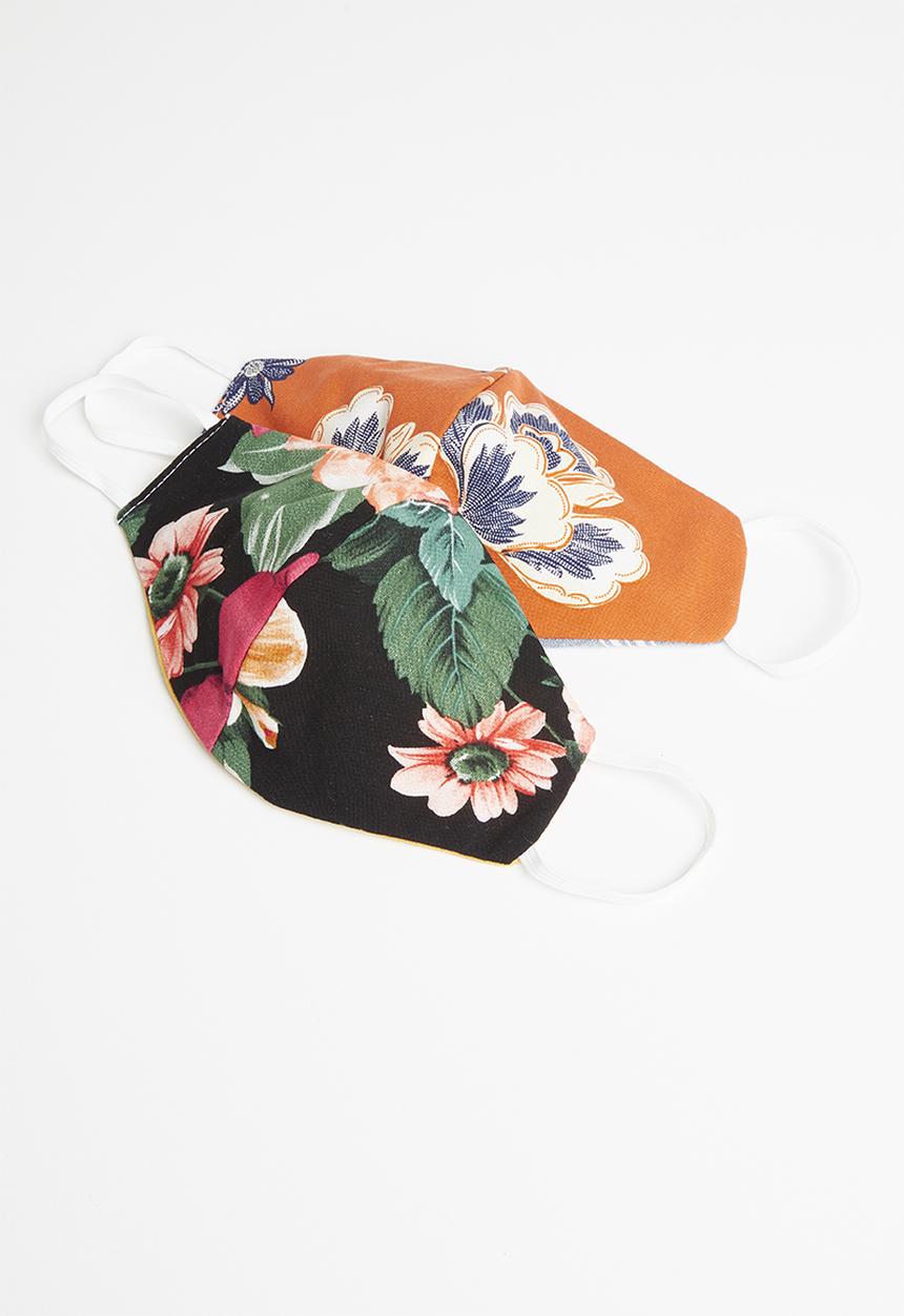 Superbalist - Reversible 2 pack mask - multi 