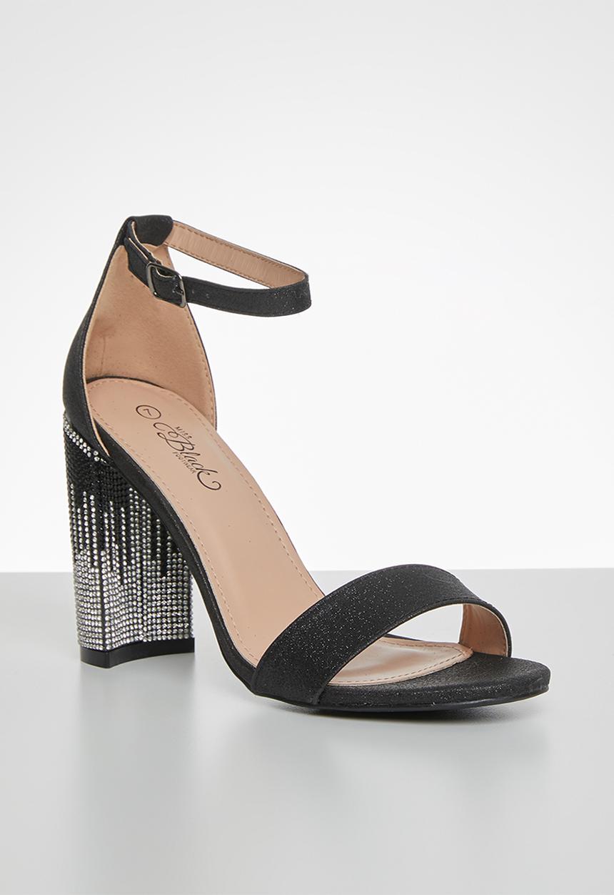 Miss Black - Zama block heel - black