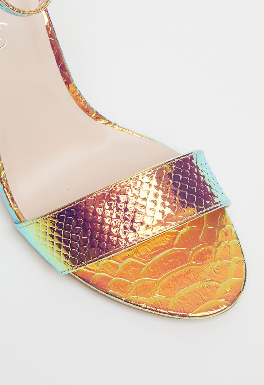 Miss Black - Cosmopolitan heel - gold