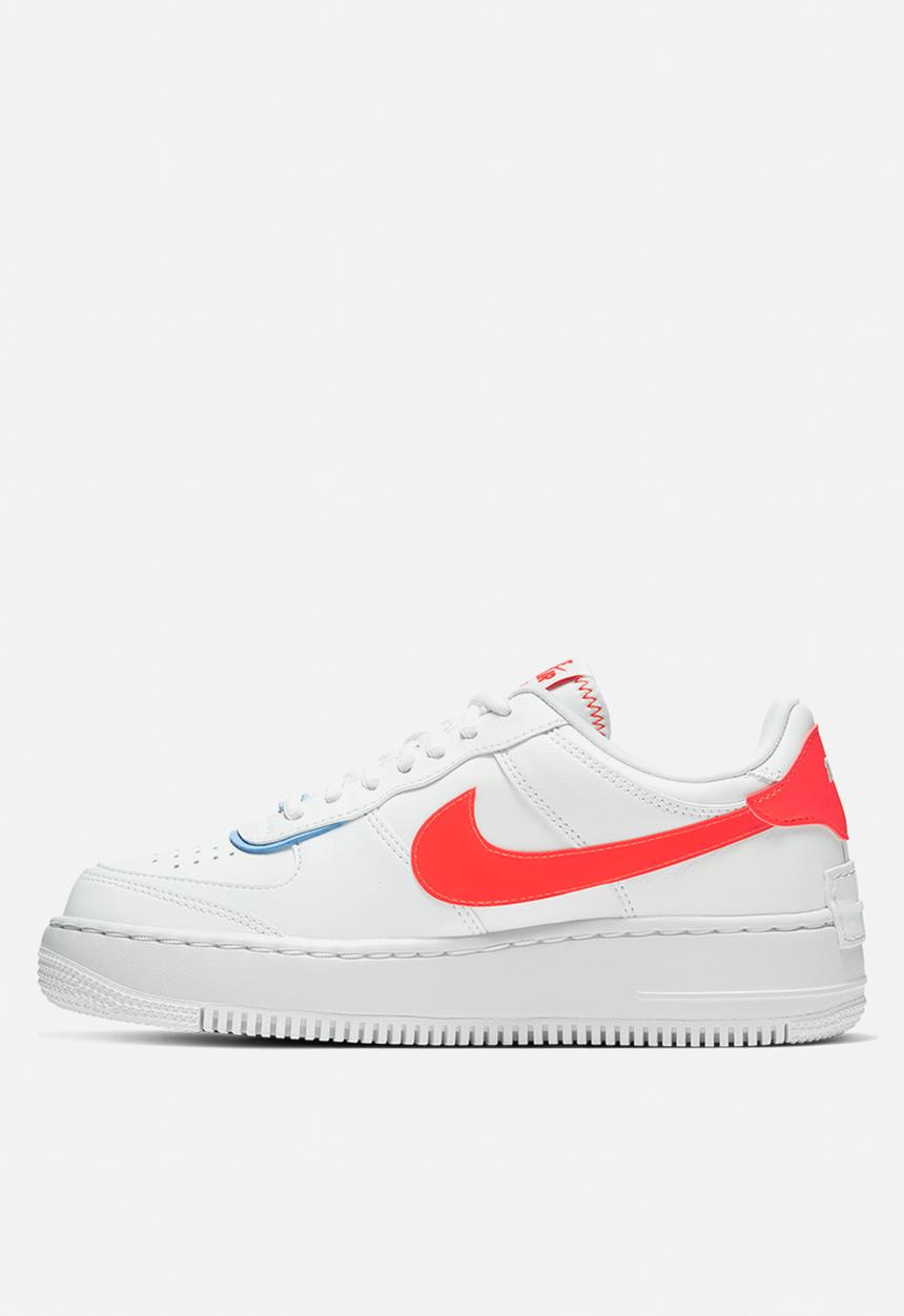 Nike - Air Force 1 Shadow SE - summit white-team orange