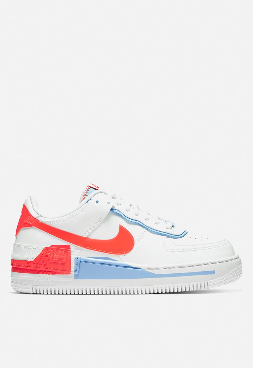 Nike - Air Force 1 Shadow SE - summit white-team orange