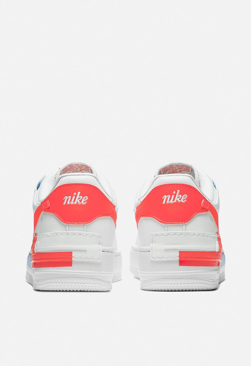 Nike - Air Force 1 Shadow SE - summit white-team orange