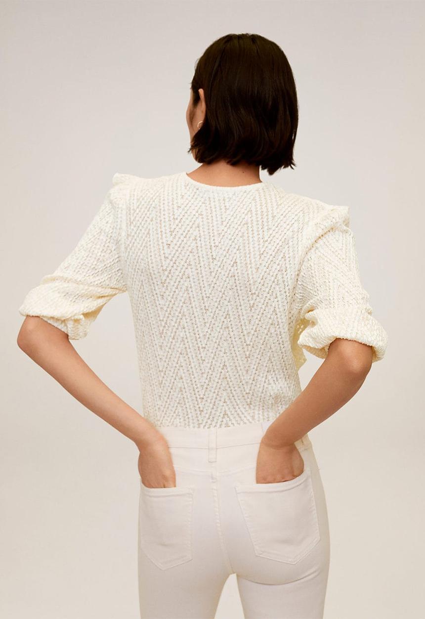 MANGO - Sweet T-shirt - white