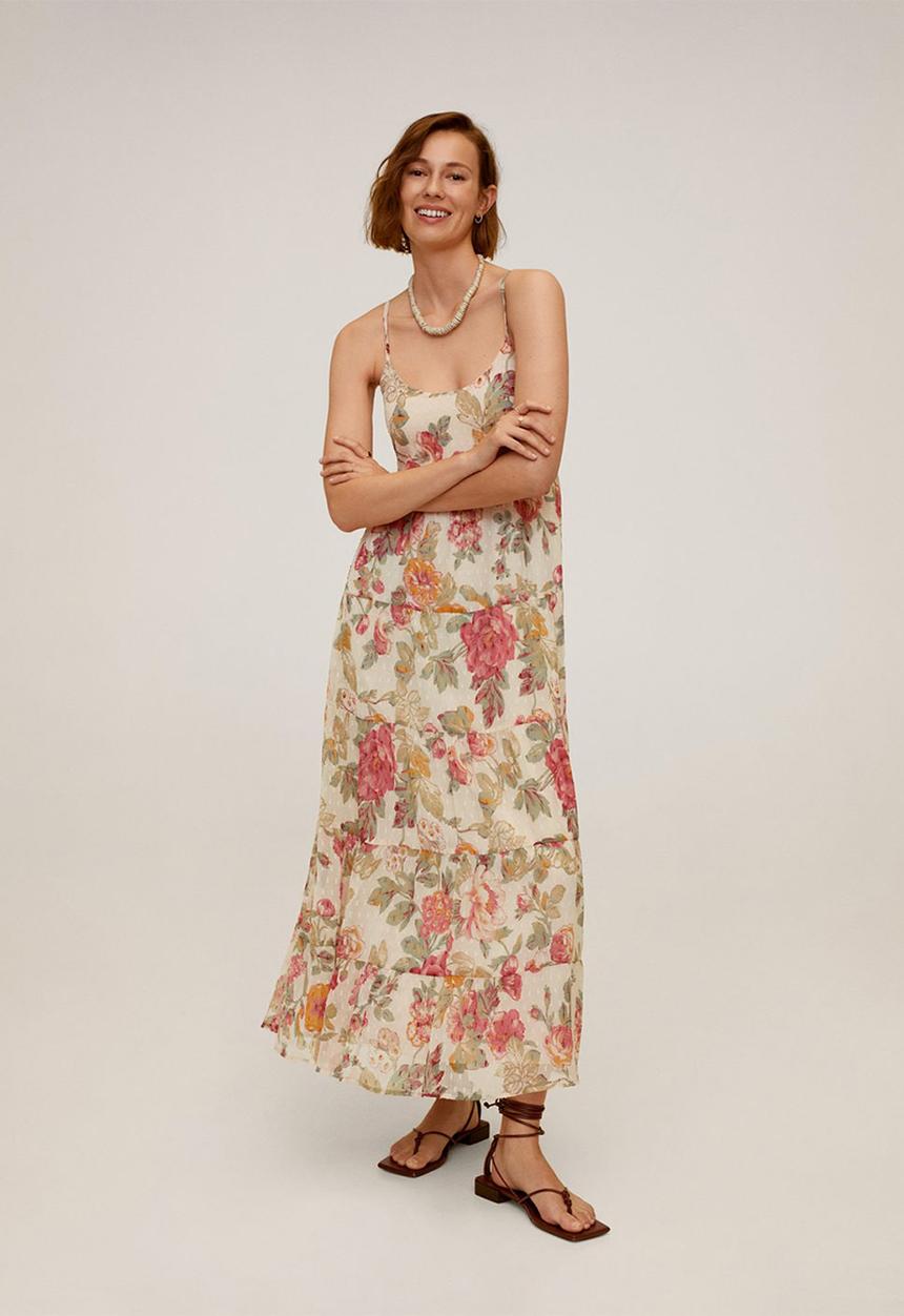MANGO - Dress barbel - neutral