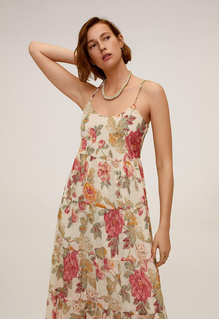 MANGO - Dress barbel - neutral