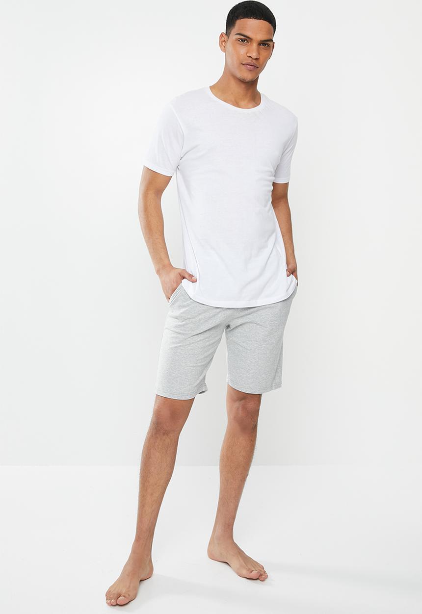 Superbalist - Slim fit knit lounge shorts - grey