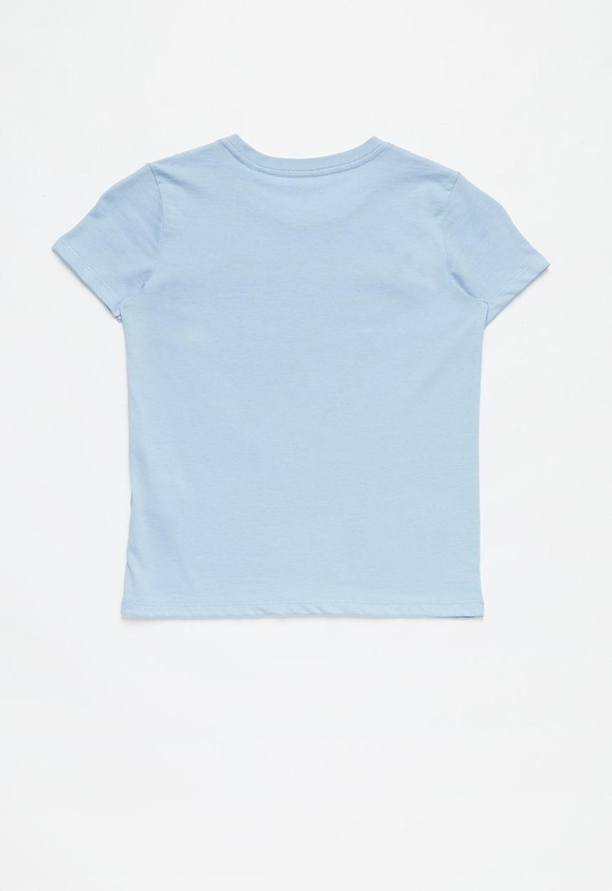 GUESS - Short sleeve guess core triangle crew tee - blue