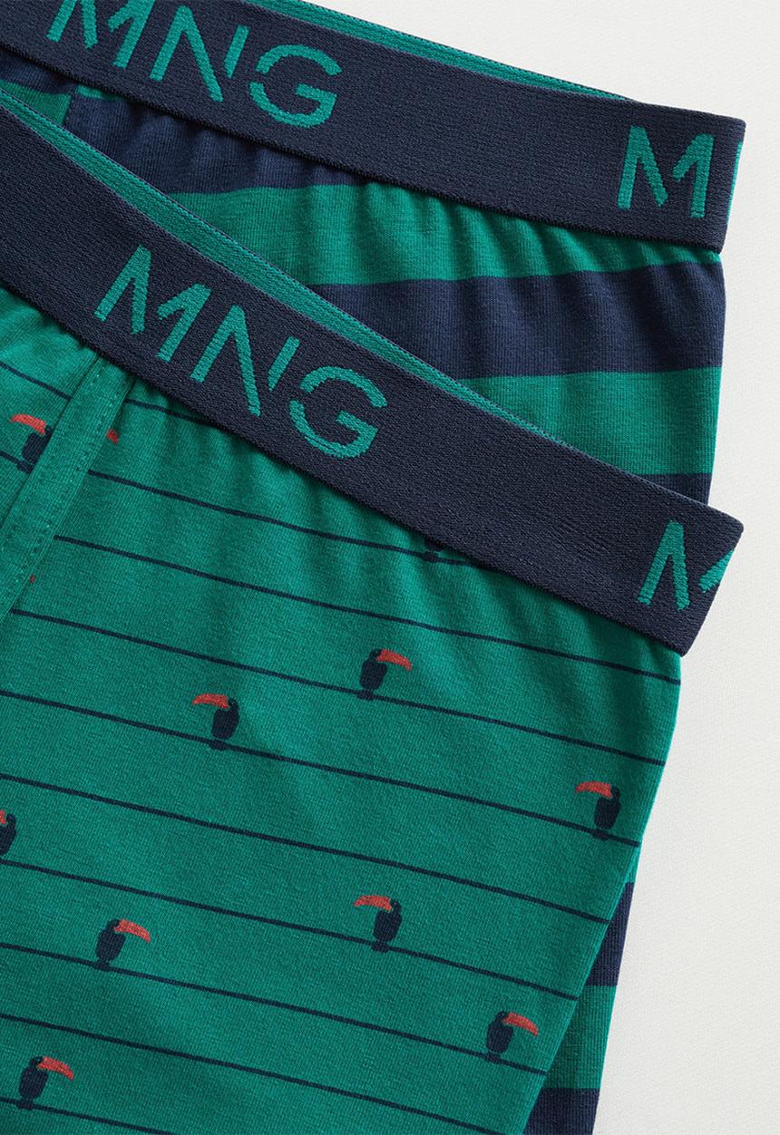 MANGO - Tucan boxers - green