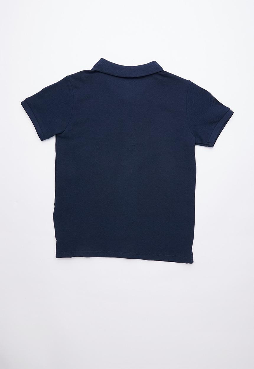 GUESS - Short sleeve guess golfer - blue