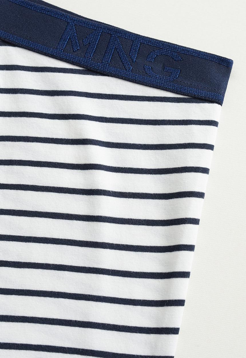 MANGO - Sailor boxer - navy & white 