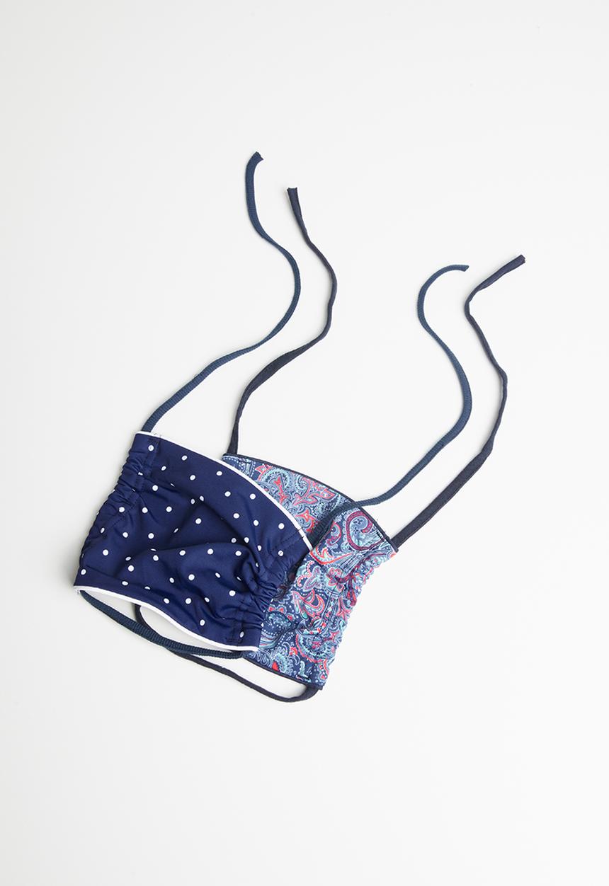 Lizzy - Double layer 2 pack mask - multi