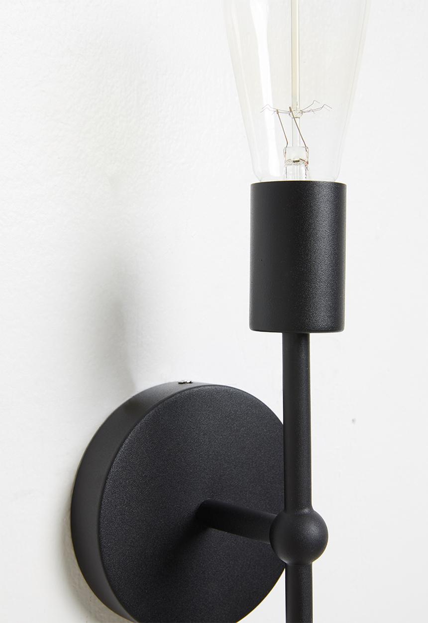 Sixth Floor - Edison double wall light - black