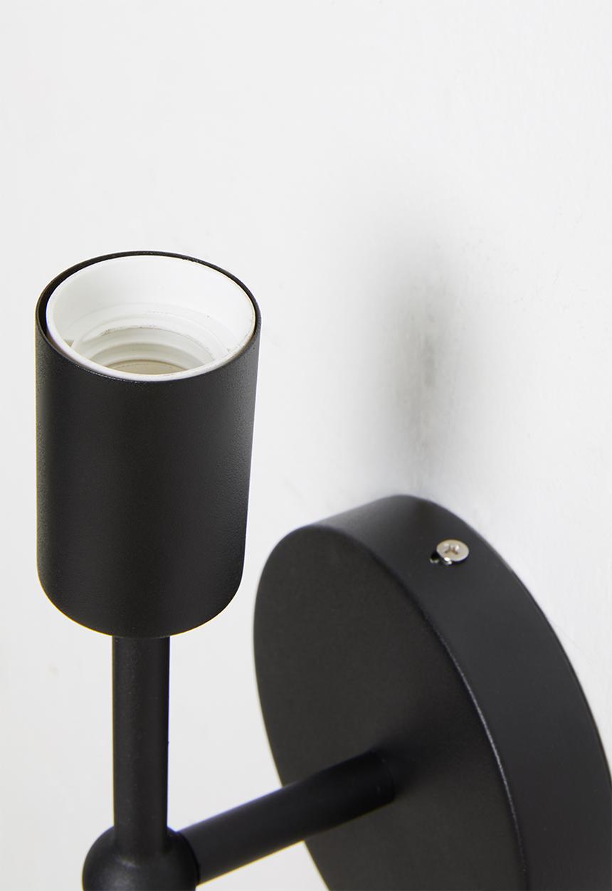 Sixth Floor - Edison double wall light - black
