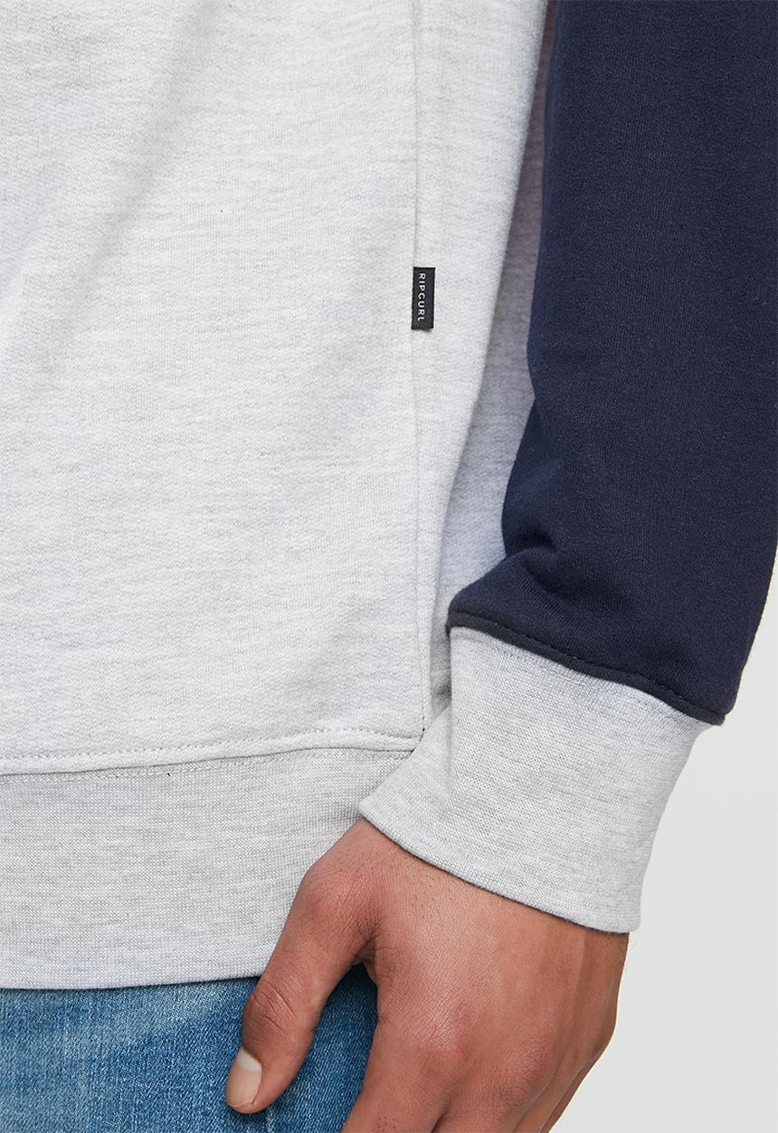 Rip Curl - Panel crew sweater - navy & grey