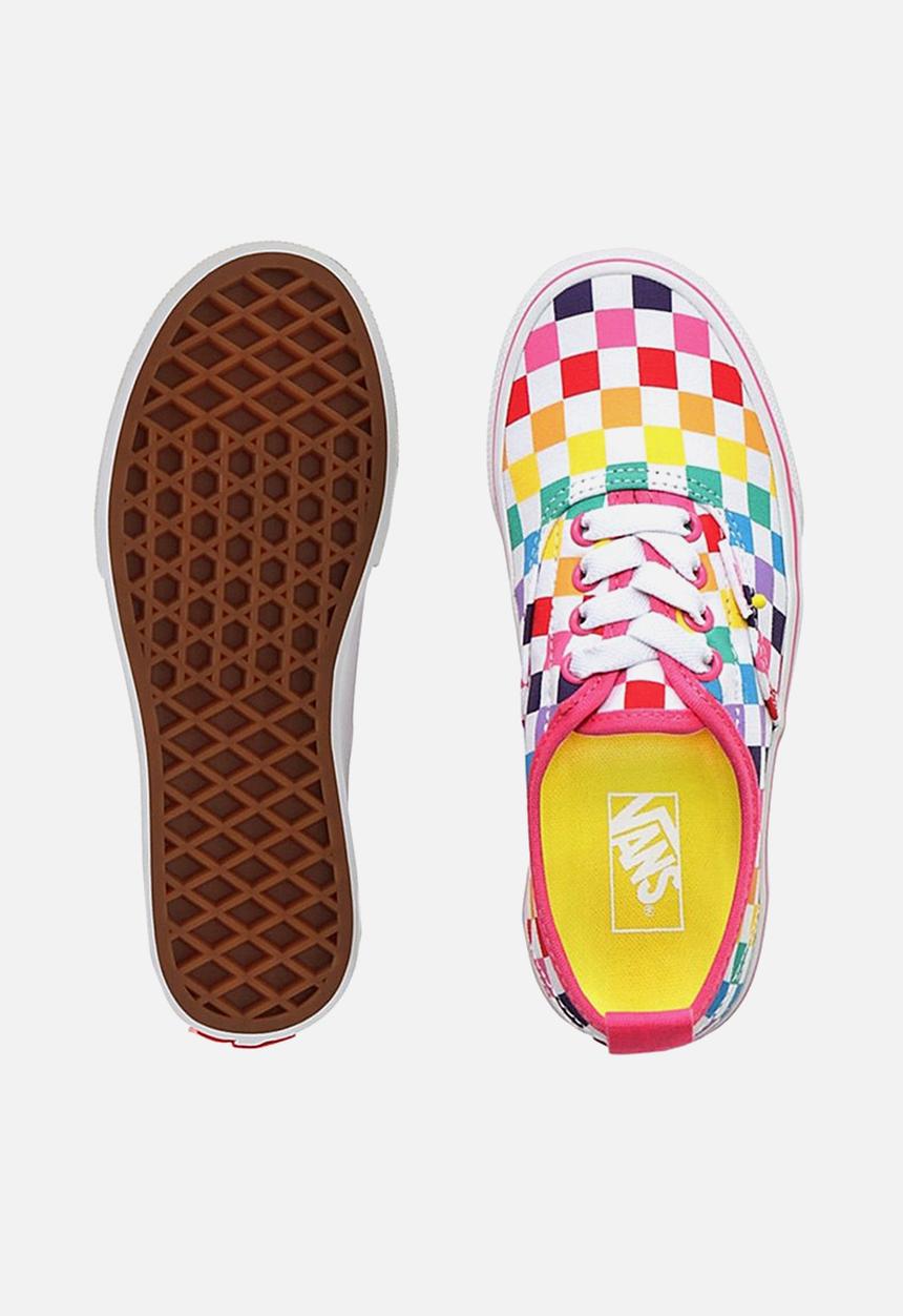 Vans - Uy authentic elastic lace - rainbow