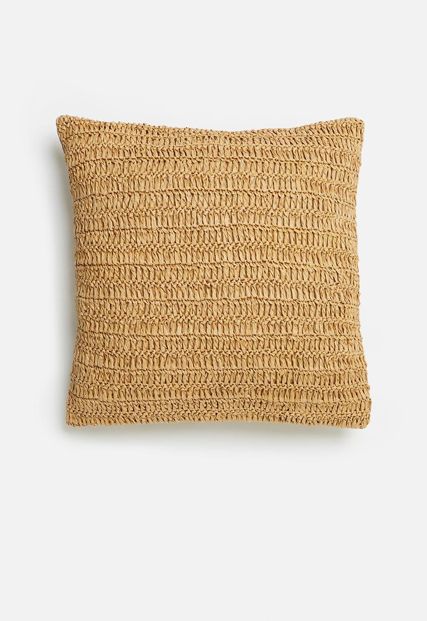 Sixth Floor - Willow woven cushion cover - natural