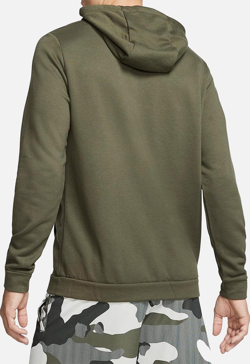 Nike - Dry full zip fleece hoodie - khaki