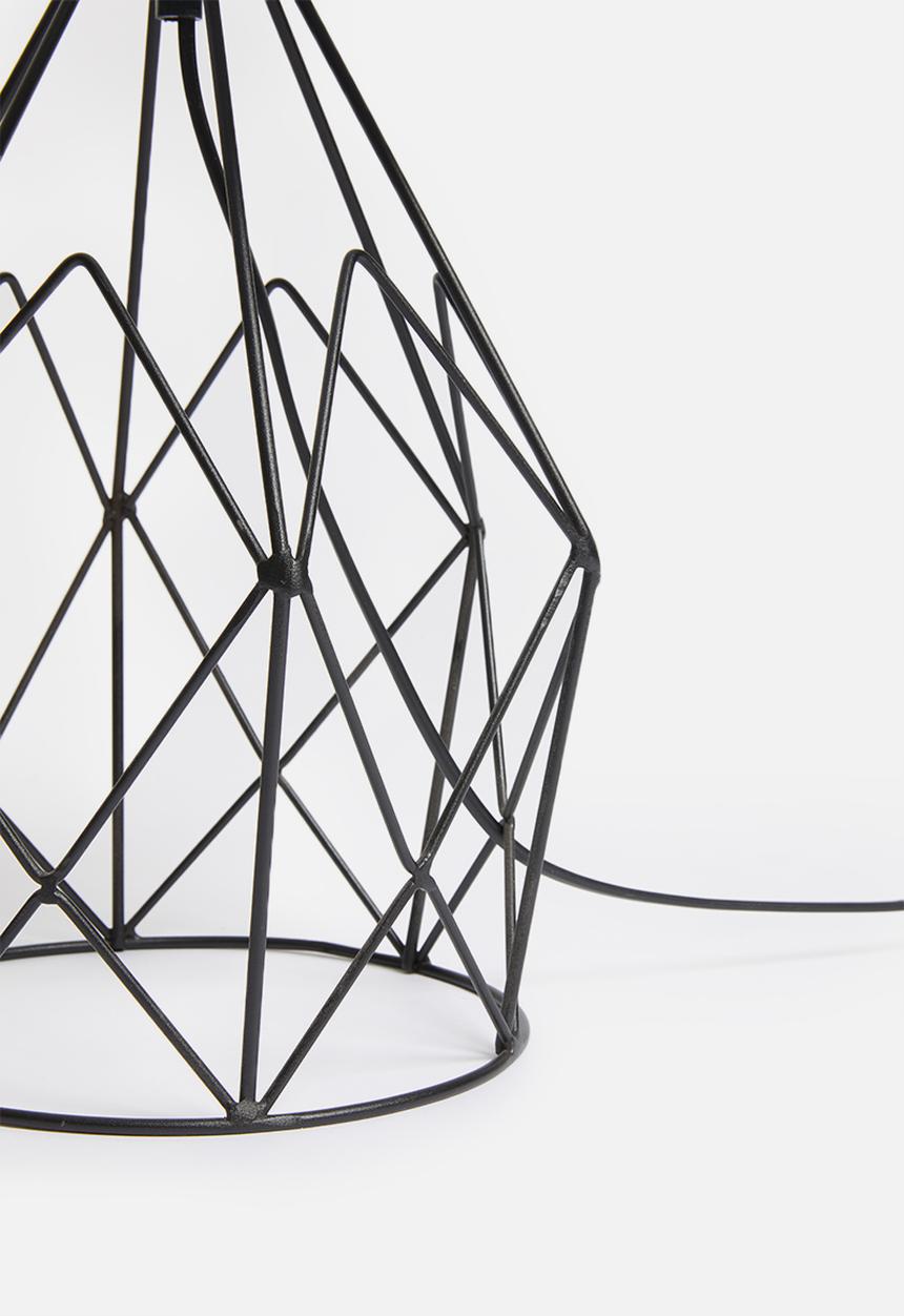 Sixth Floor - Jade table lamp - black 
