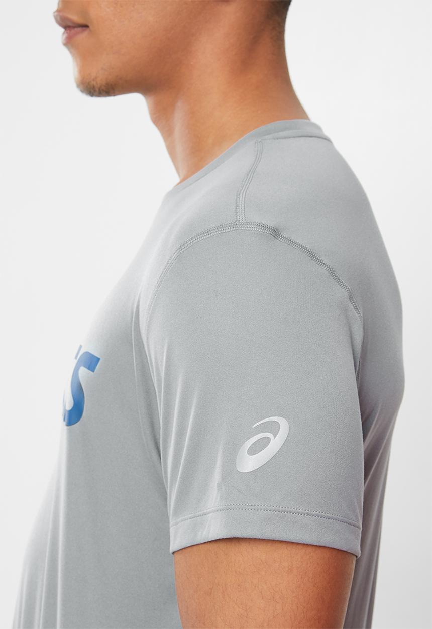 ASICS - Silver Asics tee - sheet rock & grand shark