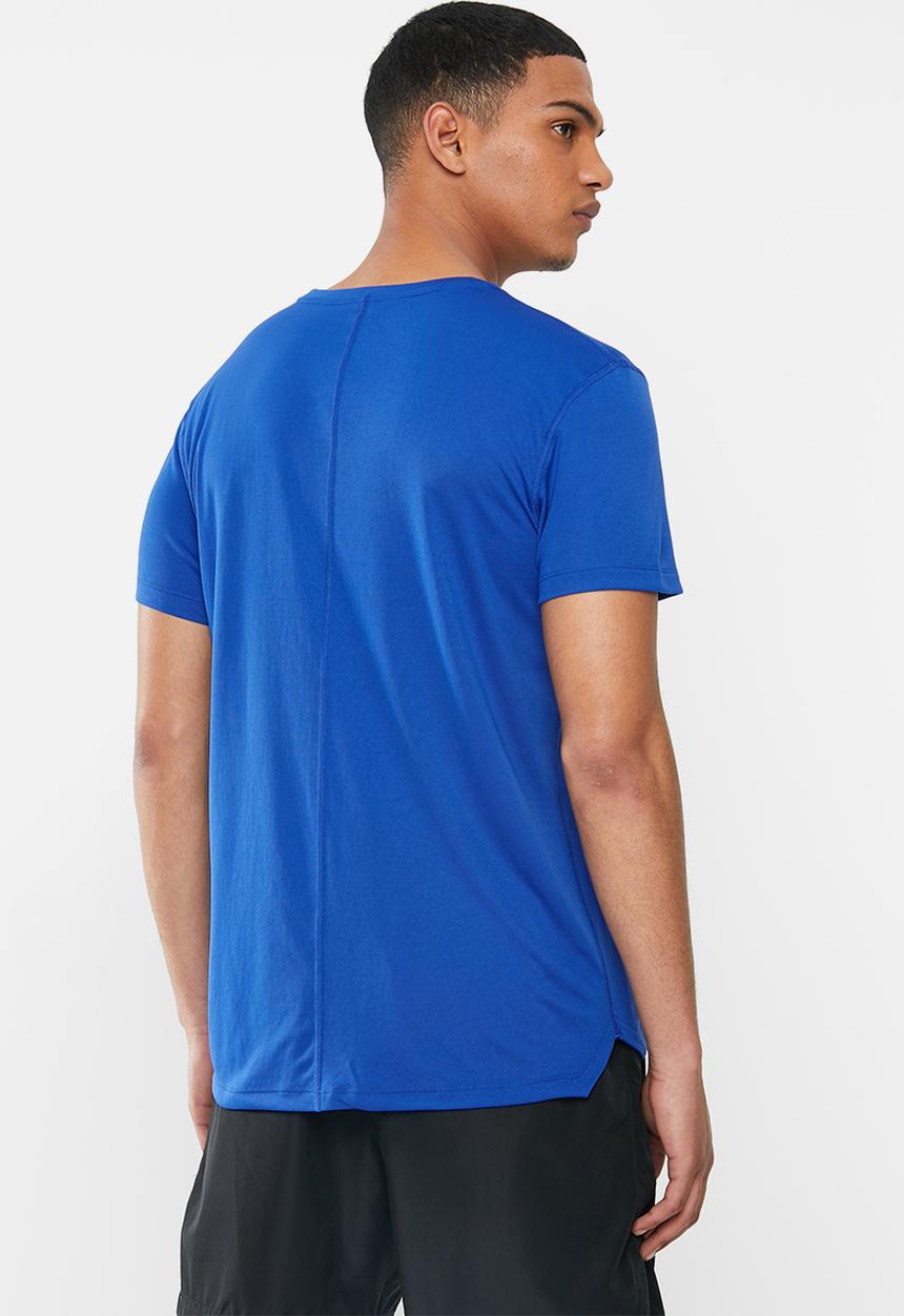 ASICS - Silver Asics tee - blue & brilliant white