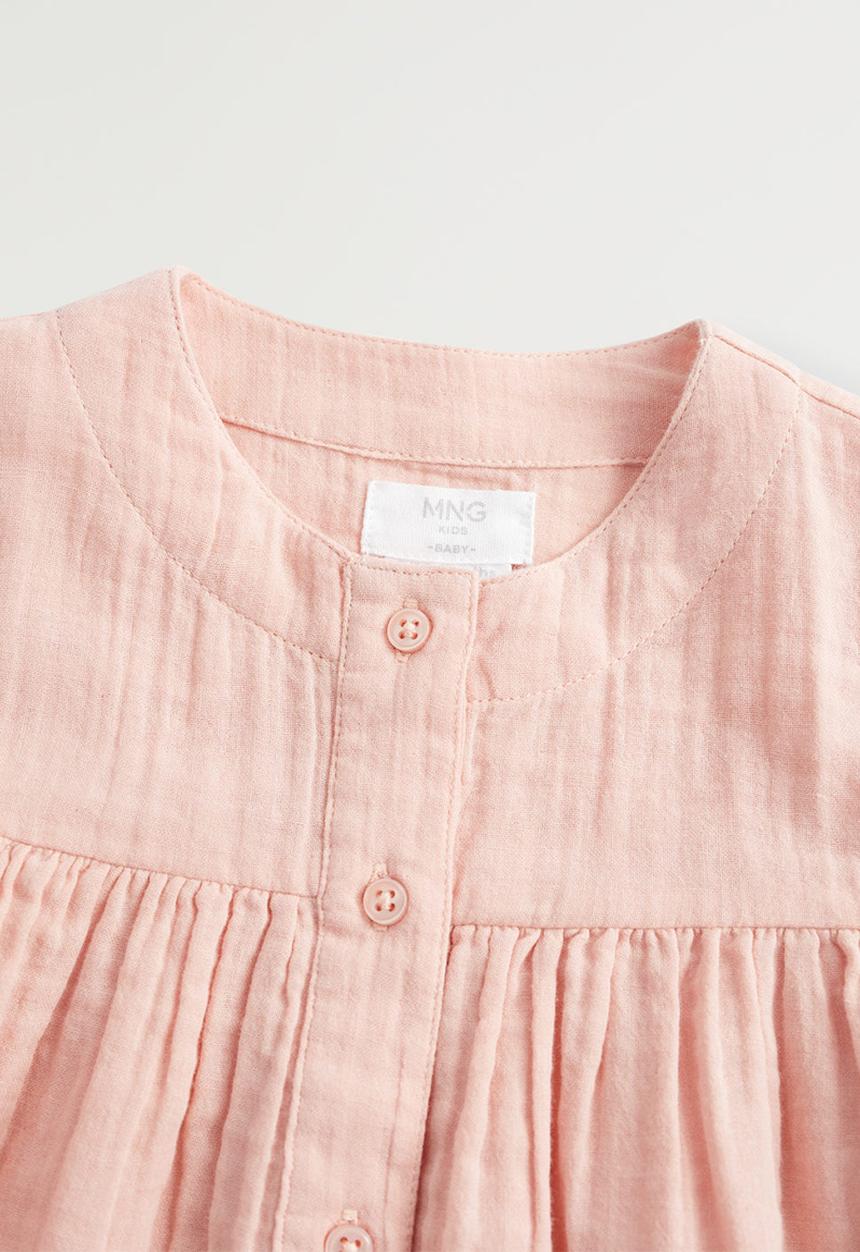 MANGO - Dress pale - rose