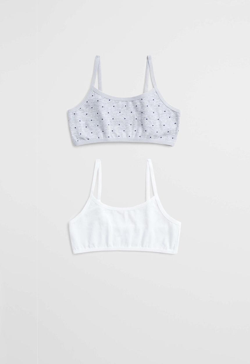 MANGO - Top Sienna - light grey