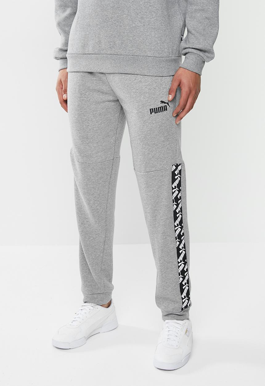 PUMA - Amplified trackpants - medium grey heather