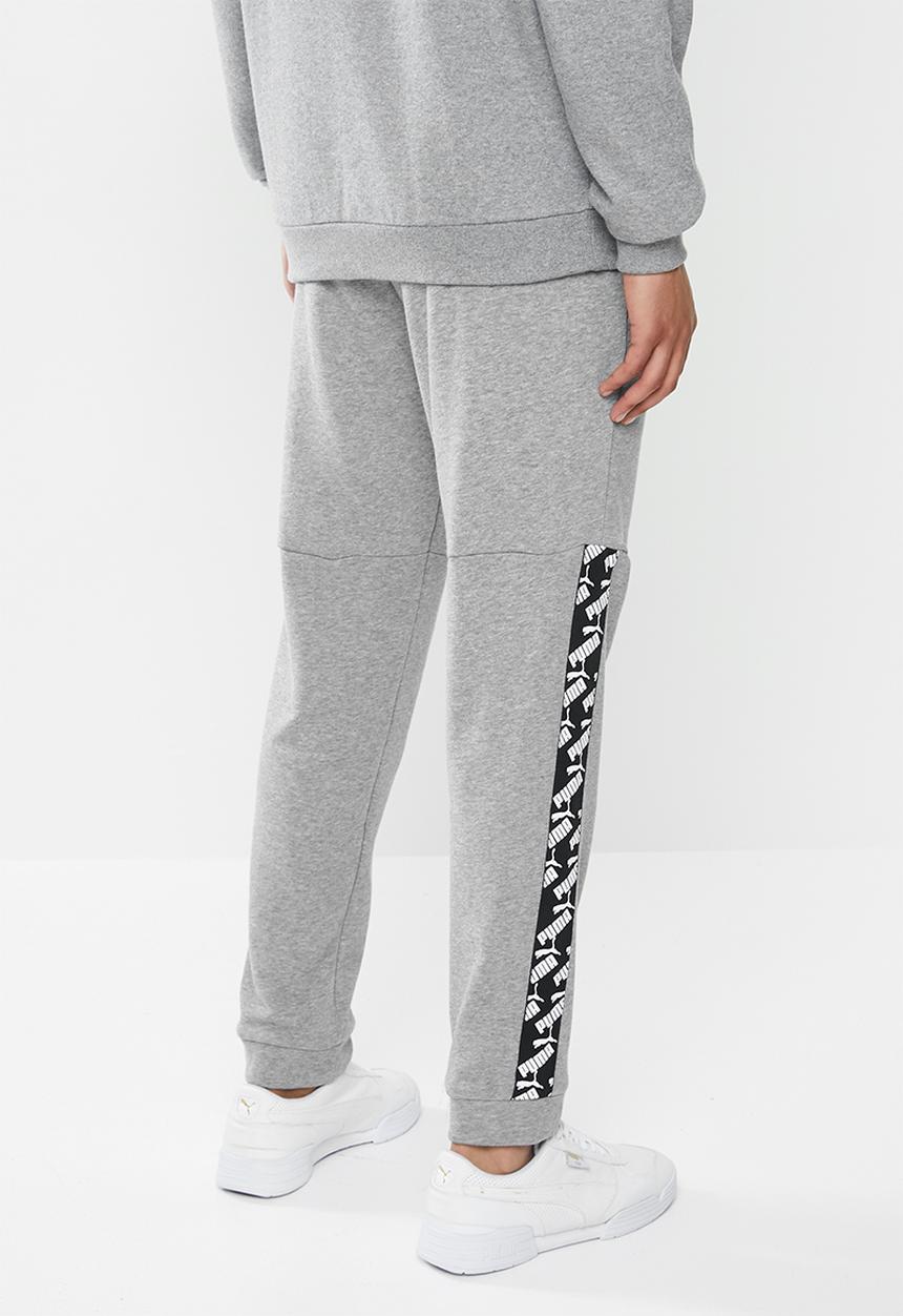 PUMA - Amplified trackpants - medium grey heather