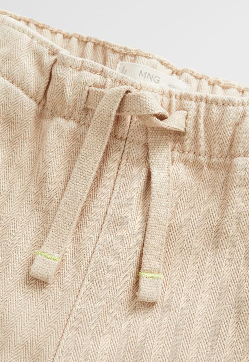 MANGO - Trousers horse - sand
