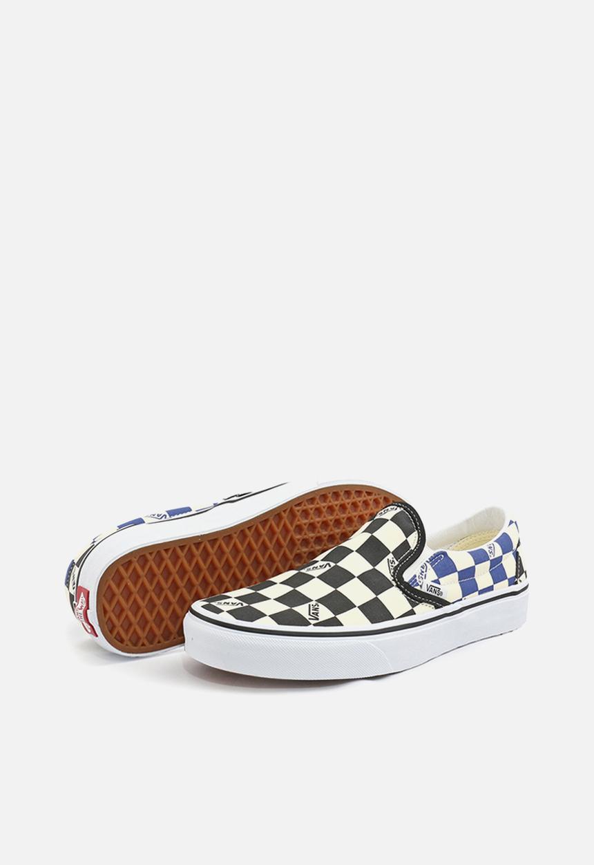 Vans - Classic Slip-On - (big check) black & navy