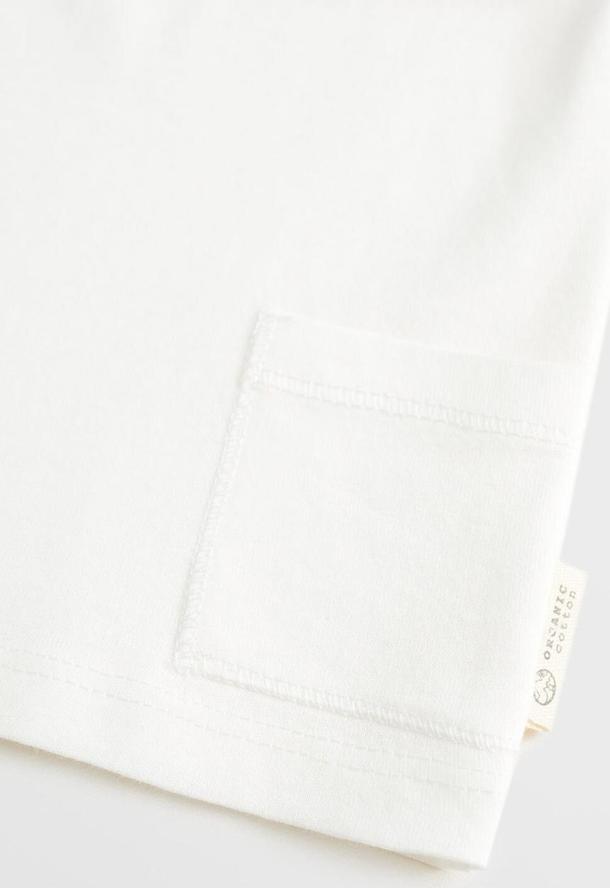 MANGO - T-shirt basi - white