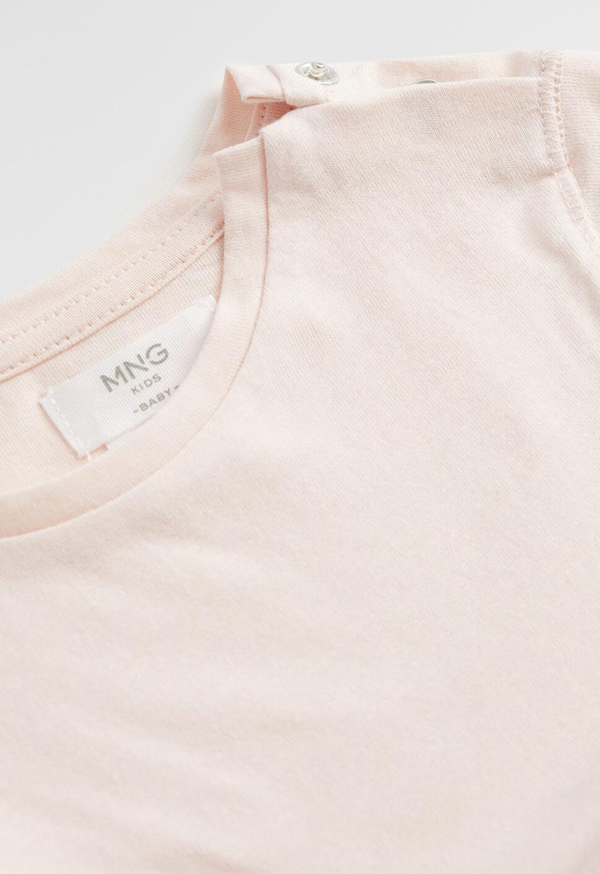 MANGO - T-shirt basi - rose