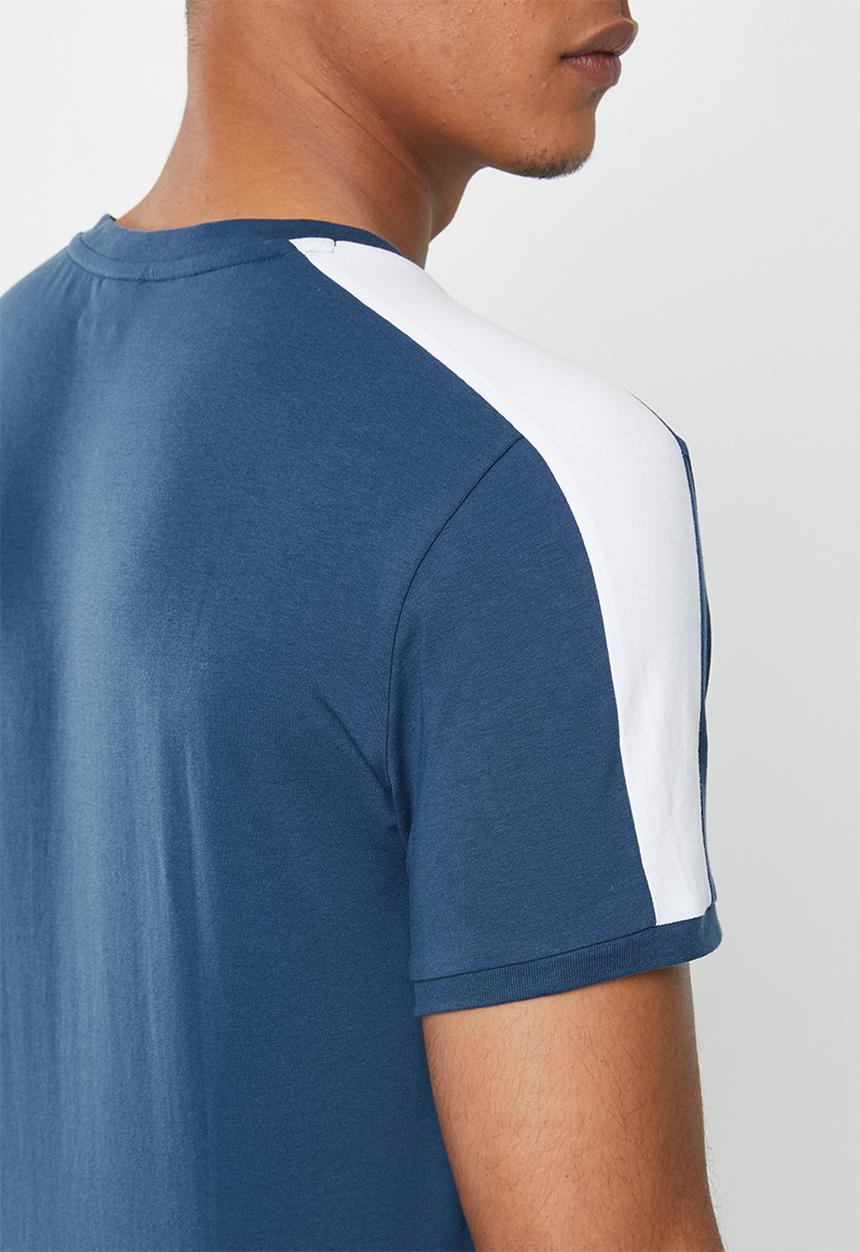 PUMA - Iconic T7 slim tee - dark denim
