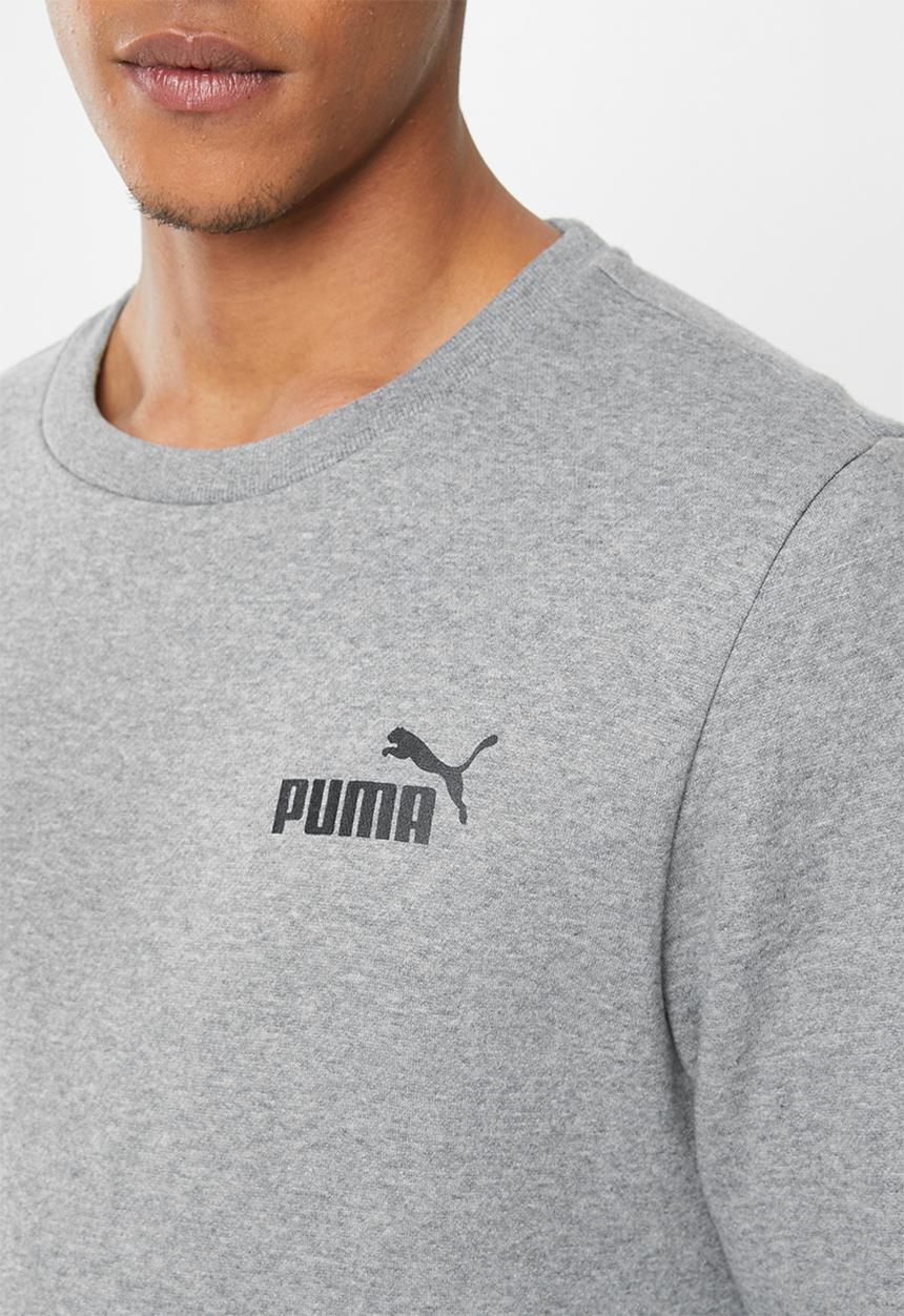 PUMA - Essential logo crew fleece sweat - grey heather