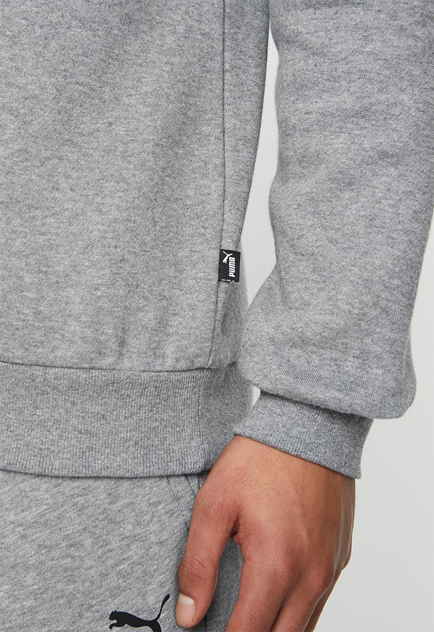 PUMA - Essential logo crew fleece sweat - grey heather