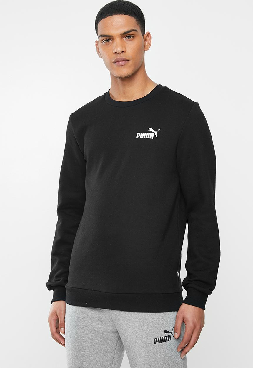 PUMA - Essential logo crew fleece sweat - puma black