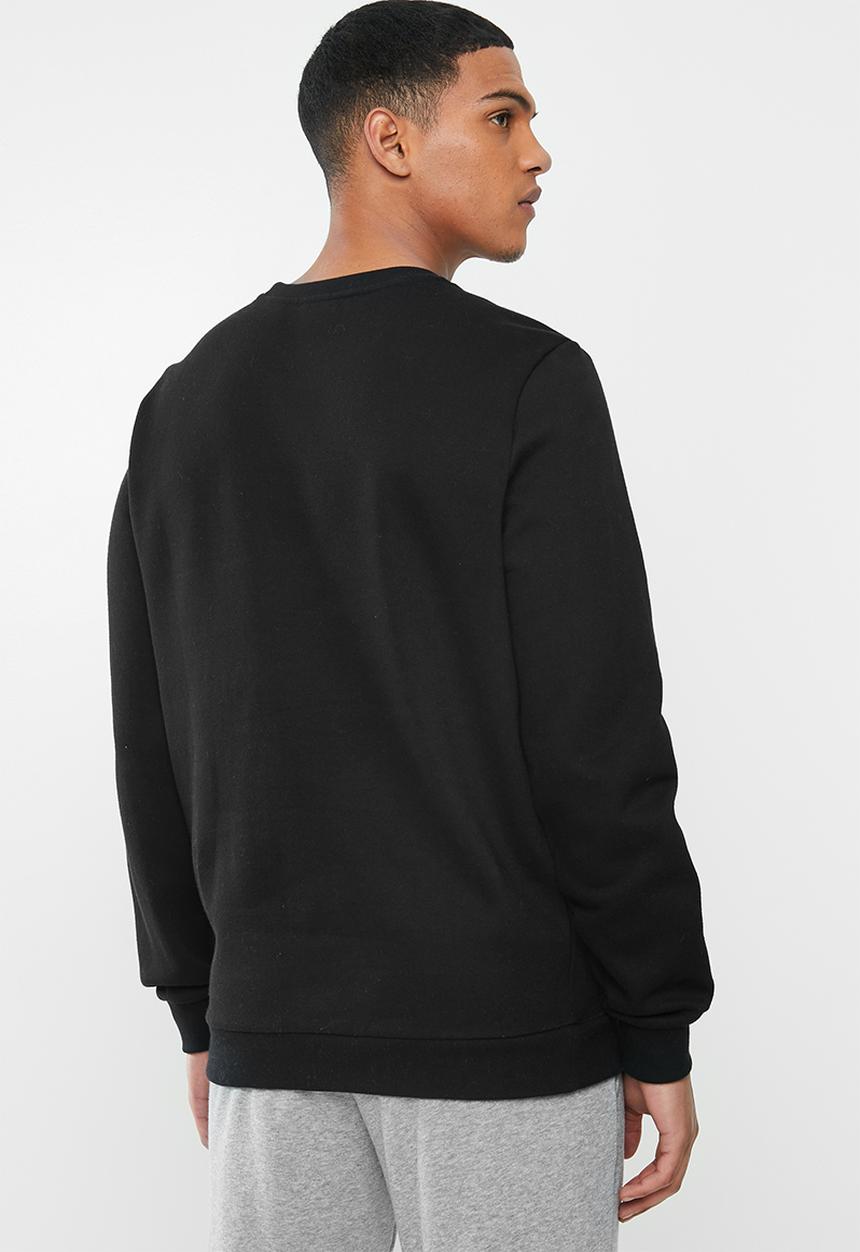 PUMA - Essential logo crew fleece sweat - puma black