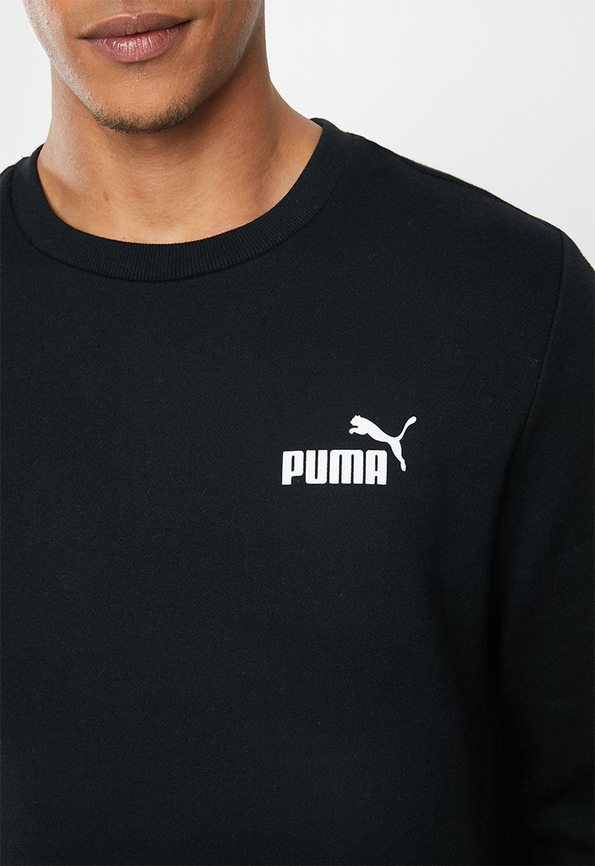 PUMA - Essential logo crew fleece sweat - puma black