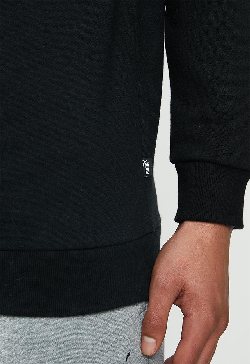 PUMA - Essential logo crew fleece sweat - puma black